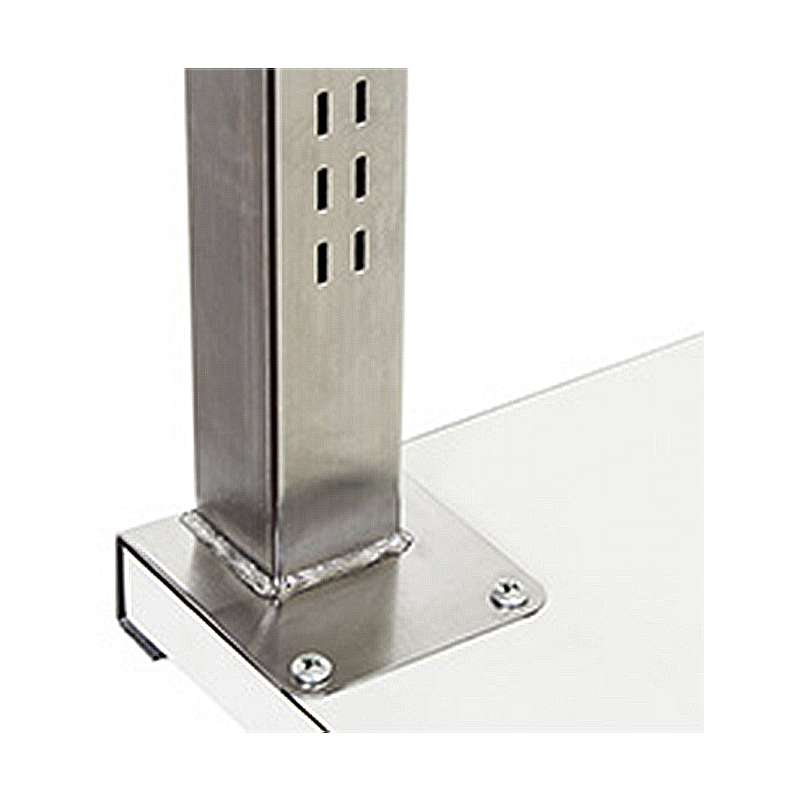 ESD Stainless Steel Uprights 36" High, 3 Per Set